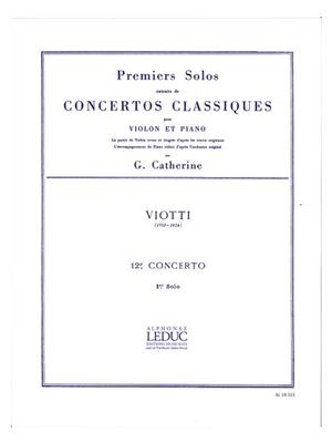 Giovanni Battista Viotti: Premiers Solos Concertos Classiques: Violine mit Begleitung