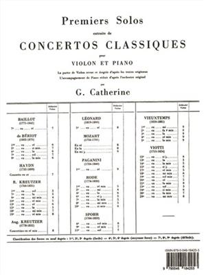 Pierre Rode: Premiers Solos Concertos Classiques: Violine mit Begleitung