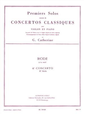 Pierre Rode: Premiers Solos Concertos Classiques: Violine mit Begleitung