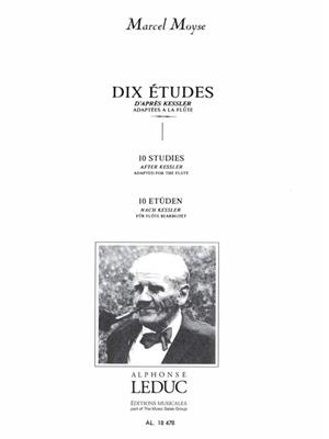 Marcel Moyse: 10 Etudes D'Apres Kessler: Flöte Solo