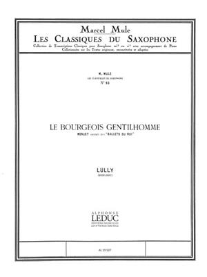 Jean-Baptiste Lully: Menuet: Streichorchester mit Solo