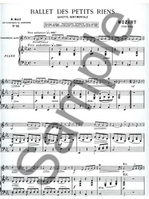 Wolfgang Amadeus Mozart: Gavotte sentimentale: Streichorchester mit Solo