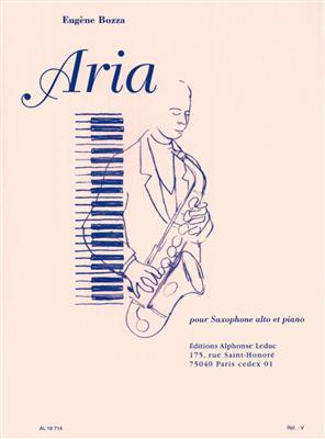 Eugène Bozza: Aria pour Saxophone Alto et Piano: Altsaxophon mit Begleitung