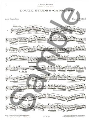 12 Études-Caprices pour Saxophone