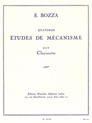 Eugène Bozza: 14 Etudes De Mécanisme: Klarinette Solo