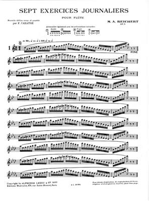 7 Exercices Journaliers Op. 5