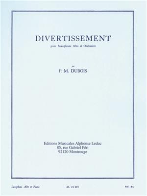 Pierre-Max Dubois: Divertissement For Saxophone And Orchestra: Orchester mit Solo