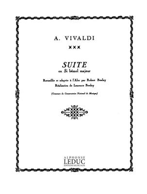 Antonio Vivaldi: Suite En Sib Majeur: Viola mit Begleitung