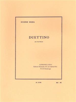 Eugène Bozza: Duettino For Two Bassoons: Fagott Duett