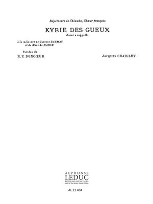 Jacques Chailley: Kyrie des Gueux: Gemischter Chor mit Begleitung