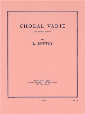 Roger Boutry: Choral Varié: Posaune mit Begleitung