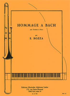 Eugène Bozza: Hommage A Bach: Posaune mit Begleitung