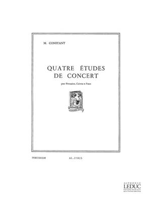 Marius Constant: Marius Constant: 4 Etudes de Concert: Sonstige Percussion