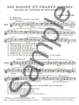 380 Basses et Chants Donnés Vol. 7B
