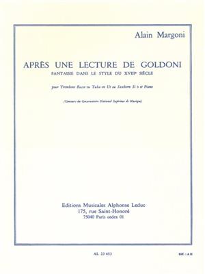 Alain Margoni: Après Une Lecture De Goldoni: Kammerensemble