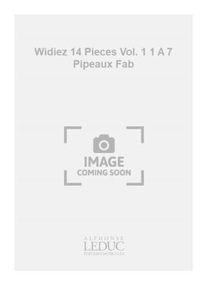 Rene Widiez: Widiez 14 Pieces Vol. 1 1 A 7 Pipeaux Fab: Sopranblockflöte mit Begleitung