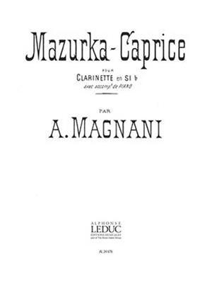 Aurelio Magnani: Mazurka Caprice: Klarinette mit Begleitung