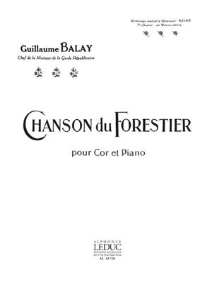 Guillaume Balay: Chanson Du Forestier: Horn mit Begleitung