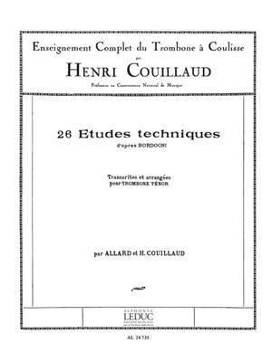 26 Études techniques d'après Bordogni