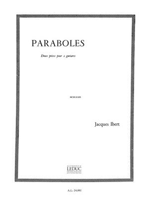 Jacques Ibert: Paraboles, 2 Pièces: Gitarre Solo