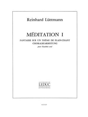 Luttmann: Meditation 1: Oboe Solo