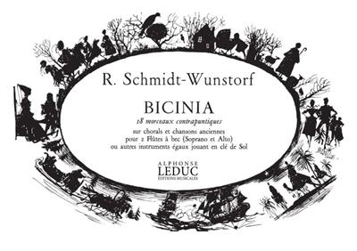 Schmidt-Wunstorf: Bicinia: Blockflöte Duett