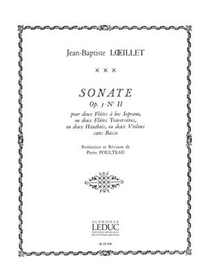 Jean-Baptiste Loeillet: Sonate Op.5 No.2: C-Instrument