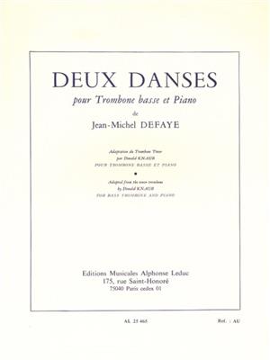 Jean-Michel Defaye: Dances (2): Posaune mit Begleitung