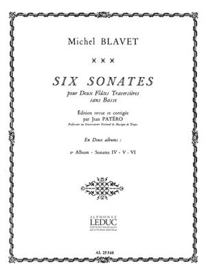 Michel Blavet: Michel Blavet: 6 Sonates Vol.2: No.4 - No.6: Flöte Duett