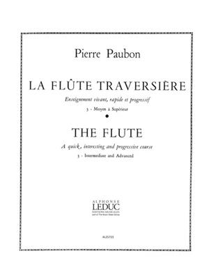 Pierre Paubon: La Flûte traversiere Vol.3: Flöte Solo