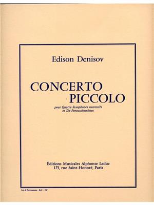 Edison Denisov: Concerto piccolo: Saxophon Ensemble