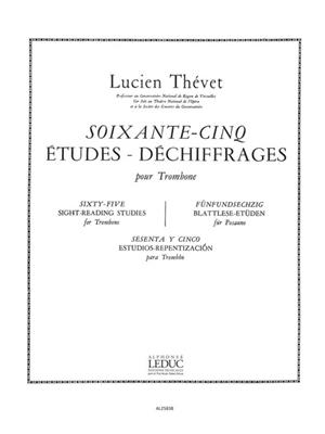 Thevet: 65 Etudes-Dechiffrages: Posaune Solo