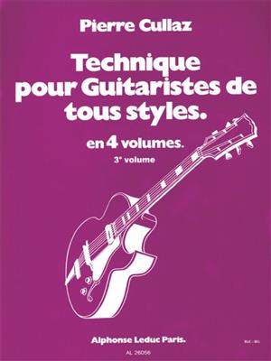 Technique Pour Guitaristes de Tous Styles Vol 3