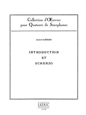 Robert Clerisse: Robert Clerisse: Introduction et Scherzo: Saxophon Ensemble
