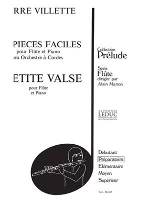 Villette: 6 Pieces Faciles N06 Petite Valse: Streichorchester