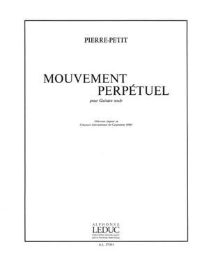 P. Petit: Mouvement Perpetuel: Gitarre Solo