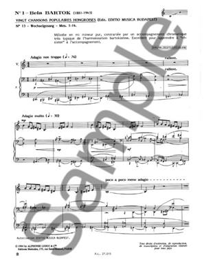 Musiques à Chanter Vol 3 De Debussy à nos jours