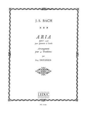 Johann Sebastian Bach: Aria: Posaune Ensemble