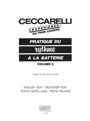 Jean-Paul Ceccarelli: Ceccarelli-Experience Vol.2: Sonstige Percussion
