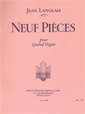Jean Langlais: 9 Pieces pour Grand Orgue: Orgel