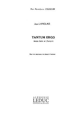 Jean Langlais: 3 Prieres No.3 Tantum Ergo Voice a Cappella Choral: Gemischter Chor A cappella