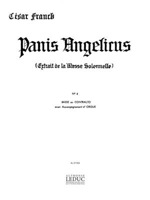 César Franck: Panis angelicus: Gesang mit sonstiger Begleitung