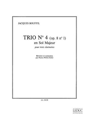 Jacques Bouffil: Trio 4 Op.8/1: Klarinette Ensemble