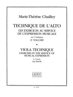 Technique de l'Alto - Viola Technique Vol.2