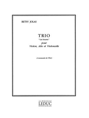 Betsy Jolas: Trio 'Les Heures': Streichtrio