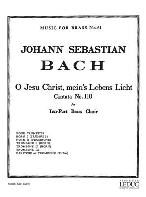 Johann Sebastian Bach: Cantata No.118: Blechbläser Ensemble