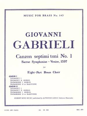 Canzon septimi toni No. 1: Gemischter Chor mit Ensemble