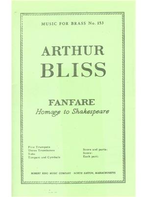 Bliss: Fanfare Homage To Shakespeare: Blechbläser Ensemble