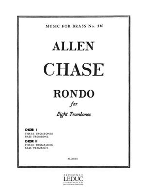 Allen Chase: Chase Rondo Mfb236 8 Trombones Score & Parts: Posaune Solo