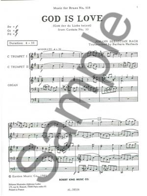 Johann Sebastian Bach: God Is Love From Cantata No.33: Trompete Duett